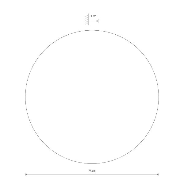 Nowoczesny Drewniany Kinkiet Ścienny RING TIMBER LED XXL 11178 Nowodvorski Lighting