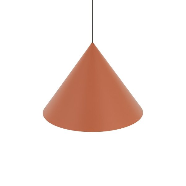 Pomarańczowa lampa wisząca ZENITH L teracotta 11483 Nowodvorski Lighting