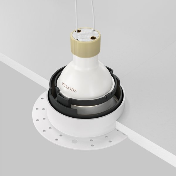 Lampa wpuszczana w sufit minimalistyczna uniwersalna okrągła aluminium biała Share MAYTONI DL051-U-2W
