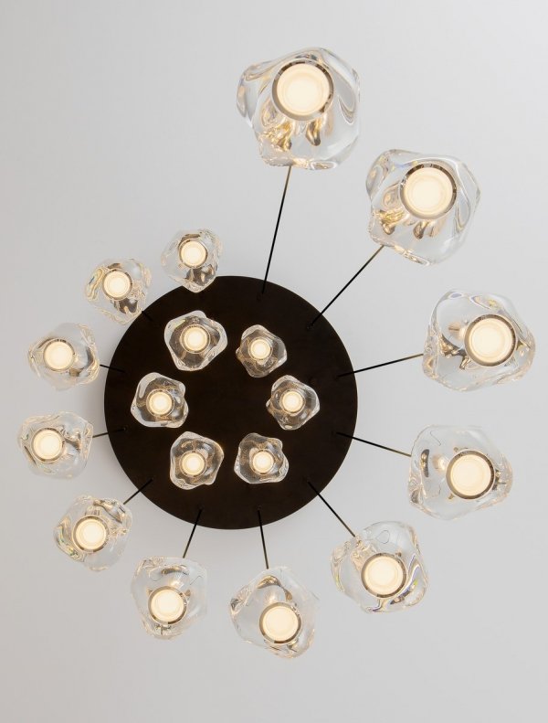 Nowoczesna Molekularna Lampa Wisząca Salonowa Białe Kule LUCES EXCLUSIVAS CHEPEN LE44427