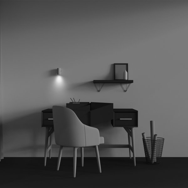 Lampa ścienna kinkiet nowoczesny designerski tuba aluminium mosiądz Calipso MAYTONI C106WL-01-GU10-BS