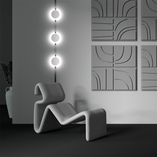 Ścieżka świetlna lampa na szynoprzewodzie okrągła LED minimalistyczna aluminium biała możliwość ściemniania Relax MAYTONI TR107-4-5W-DS-W