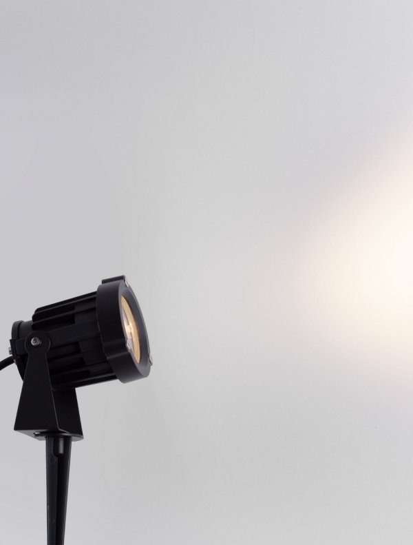 Lampa ogrodowa reflektor LED aluminiowa czarna regulowana minimalistyczna klasyczna IP65 COLENZO LE75346 Luces Exclusivas