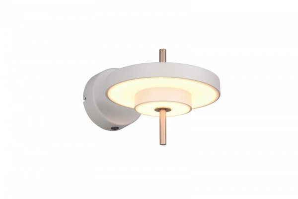 Lampa ścienna kinkiet LED okrągły nowoczesny designerski ściemnialny KEATON 240270176 Trio