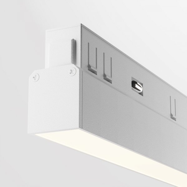 Ścieżka świetlna listwa LED do szynoprzewodu magnetycznego aluminium biała BASIS  MAYTONI TR030-4-12W3K-WW-DS-W