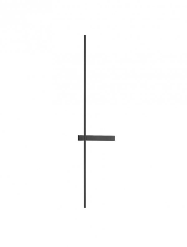 Nowoczesny czarny kinkiet LED listwa minimalistyczny uniwersalny zmiana barwy światła HIGUERA LE46071 LUCES EXCLUSIVAS