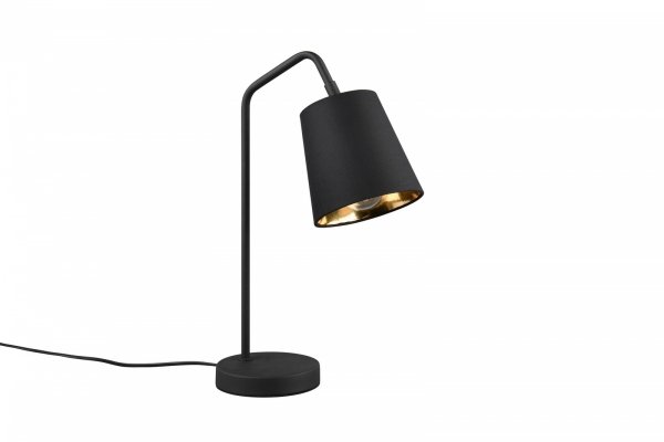 Czarno Złota Dekoracyjna Lampka Stołowa LED BUDDY R51721032 RL