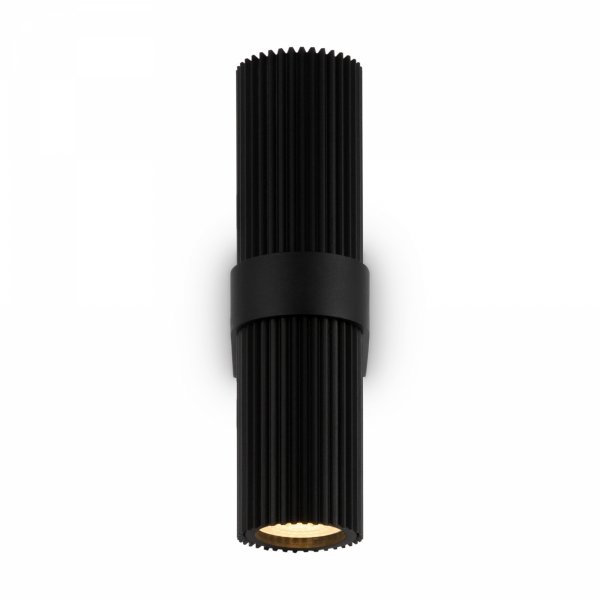 Lampa Ścienna Kinkiet Nowoczesny Tuba Czarna Aluminiowa DYNAMICS MOD326WL-02B MAYTONI