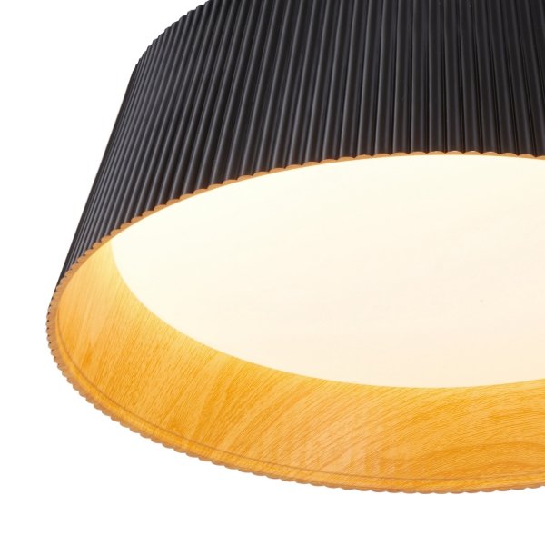 Czarna lampa wisząca FRILL LED 45 cm ST-DL6487-BK Step Into Design