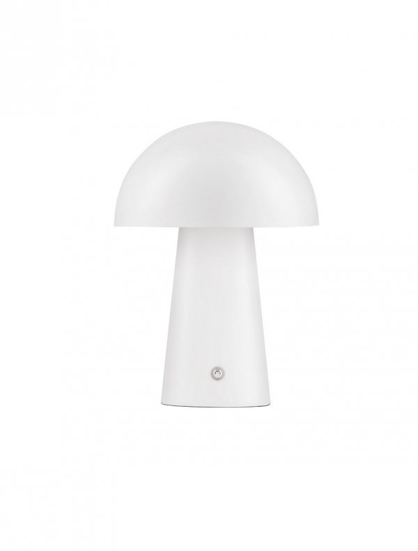 Lampka stołowa nocna LED biała grzybek designerska nowoczesna ściemnialna CASTORO LE45585 Luces Exclusivas
