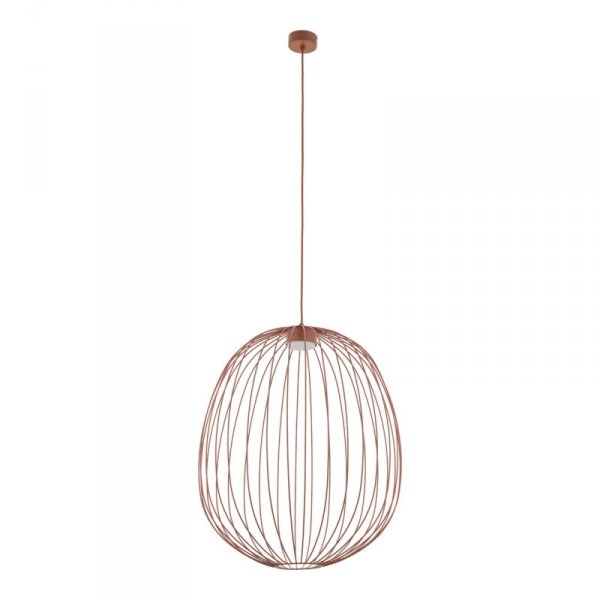 Lampa wisząca kolor ceglany ażurowa druciana owalna minimalistyczna loftowa uniwersalna klasyczna SPHERA L 11302 TK-LIGHTING