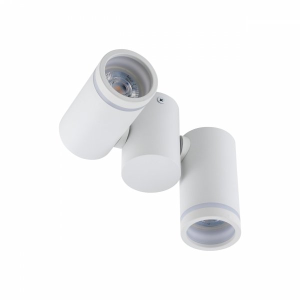 Nowoczesna oprawa sufitowa tuba BIAŁY podwójny reflektor JET SET WHITE 4352 TK-Lighting