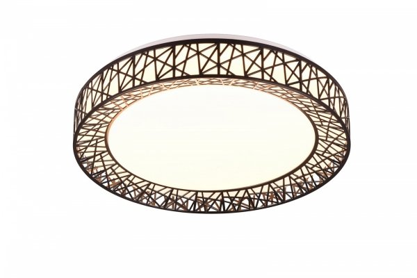 Nowoczesna Dekoracyjna Lampa Sufitowa Biało Czarny Plafon LED CLUSTER R67321102 RL