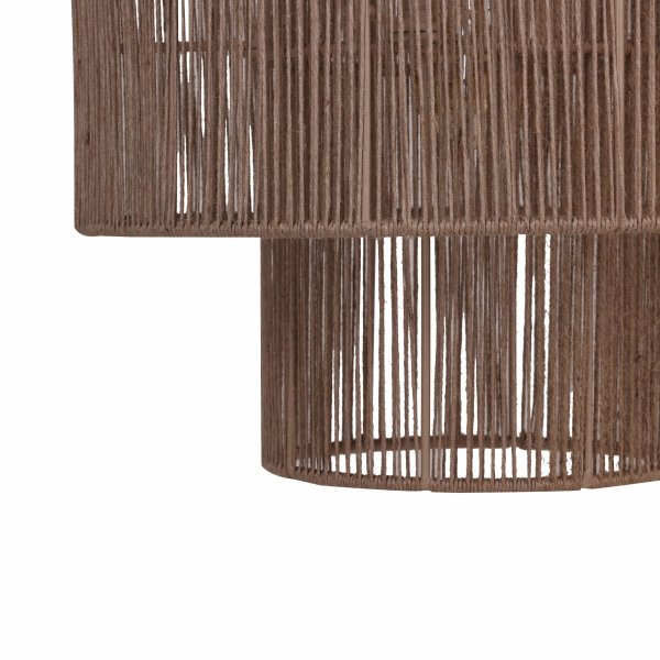 Lampa sufitowa jutowa 40x40x41cm