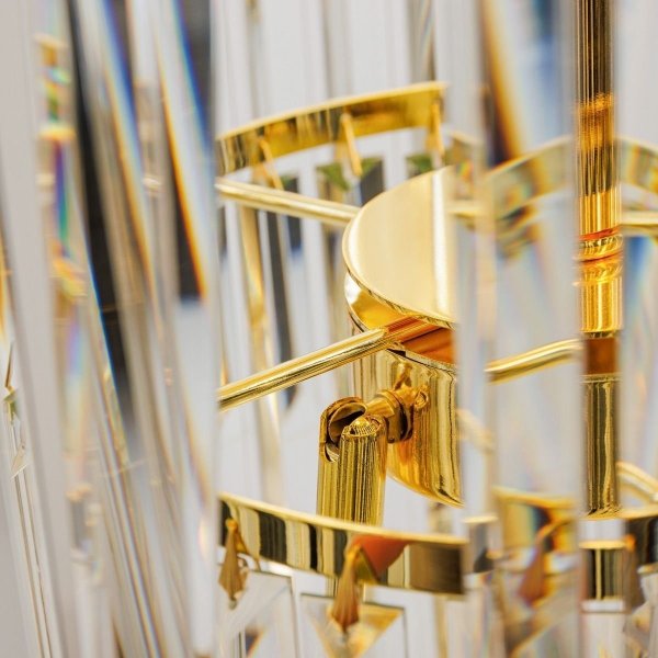 Żyrandol LUXE 18006-69 Zuma Line Premium | Kryształowa Lampa Wisząca kaskadowa