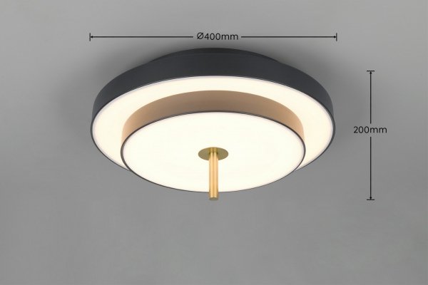 Lampa sufitowa plafon LED okrągły nowoczesny designerski ściemnialny KEATON 640210180 Trio