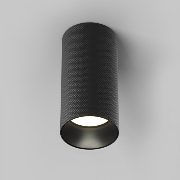  Lampa sufitowa plafon tuba klasyczna nowoczesna aluminium czarna Artisan MAYTONI C080CL-01-GU10-B