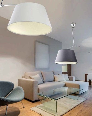 LAMPA SUFITOWA WISZĄCA AZZARDO BARCELONA WHITE  AZ2288+AZ2592