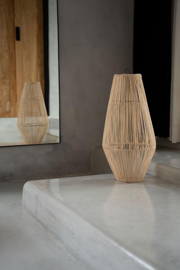 Lampa Wisząco Stojąca Drewniana AFRODISIAC BAYU038N-M-30x60 BAZAR BIZAR