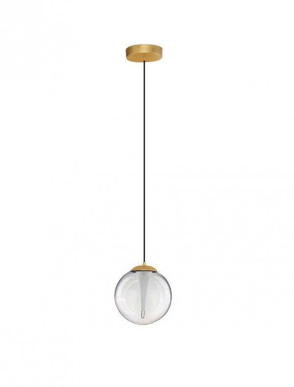 Dekoracyjna złota lampa wisząca LED szklana kula HUALMAY LE44832 Luces Exlusivas