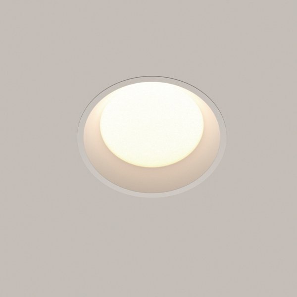 Okrągła Oprawa Wpuszczana Do Łazienki Downlight Okno Maytoni DL055-12W3-4-6K-W
