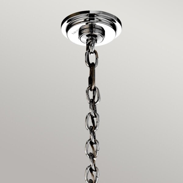 Kryształowy Żyrandol / Lampa wisząca Piper Kichler KL-PIPER-18P-PC 18 źródeł światła - Polerowany chrom Szklana Salonowa, Jadalniana nad antresole