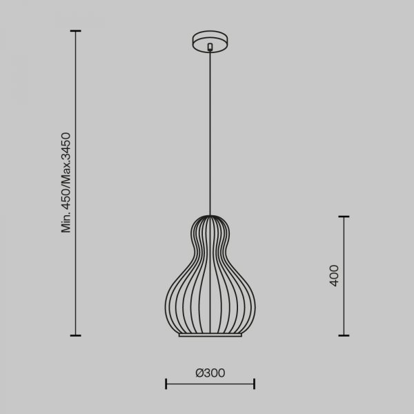 Lampa wisząca designerska rustykalna brązowa nad stół do jadalni do salonu ozdobna regulacja wysokości Roots MAYTONI MOD192PL-01W1