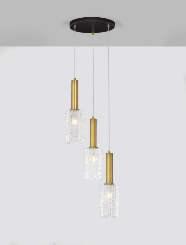 Nowoczesna Lampa Wisząca Glamour Szklany Klosz OROYA LE44336 LUCES EXCLUSIVAS