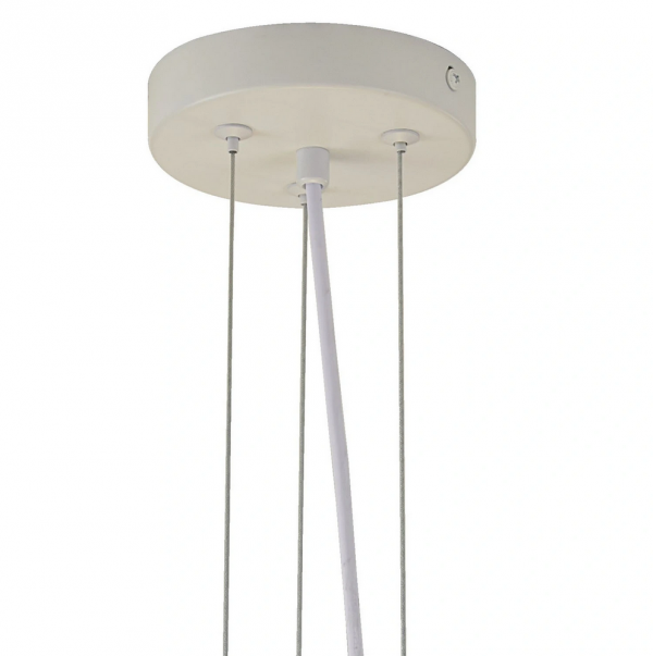 Nowoczesna Lampa Wisząca PEONY Biała 50 cm Żyrandol Sufitowy do Salonu i Sypialni Step Into Design ST-8879P white
