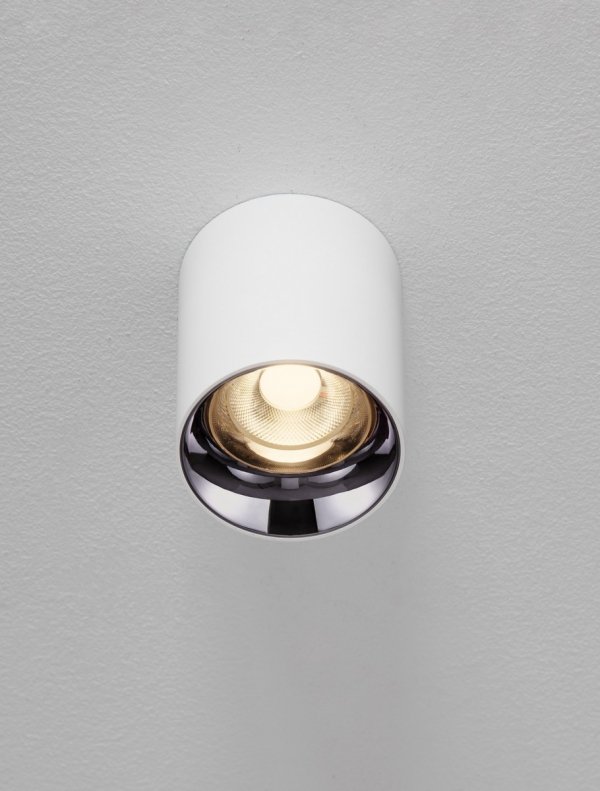 Nowoczesny plafon lampa sufitowa LED biała tuba uniwersalna minimalistyczna aluminiowa LUMERCA LE45511 Luces Exclusivas 