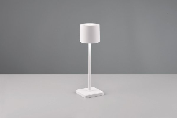 Lampka Stołowa Przenośna Akumulatorowa Biała LED FERNANDEZ R54096131 RL