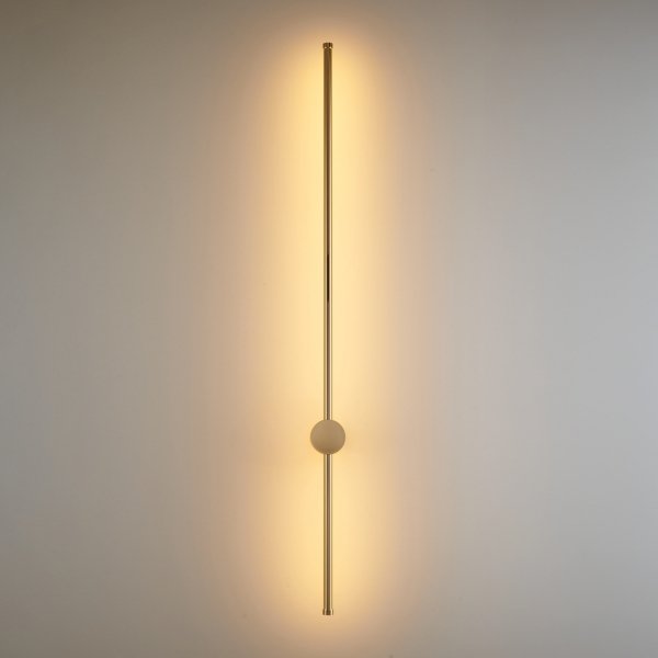 Lampa ścienna kinkiet LED listwa metalowy złoty elegancki klasyczny minimalistyczny uniwersalny SPARO ST-1067W-1GD Step Into Design
