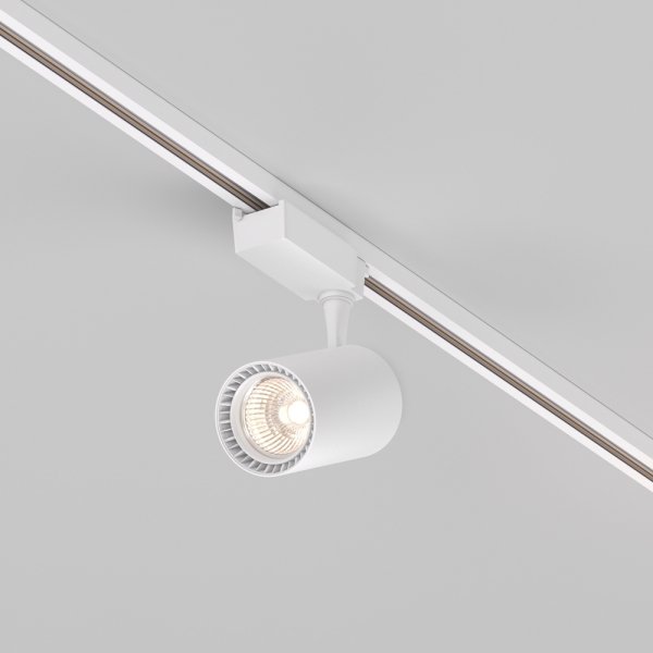  Lampa szynowa reflektor szynoprzewody jednofazowe LED nowoczesny aluminium biała regulowana tuba VUORO MAYTONI TR003-1-26W3K-S-W