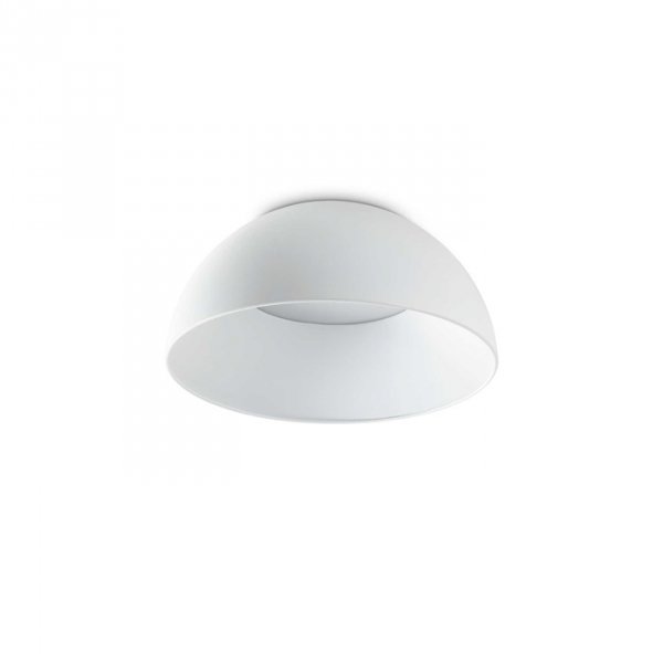 Biały Plafon Sufitowy Minimalistyczny LED Kopuła COROLLA-1 PL 297149 IDEAL LUX