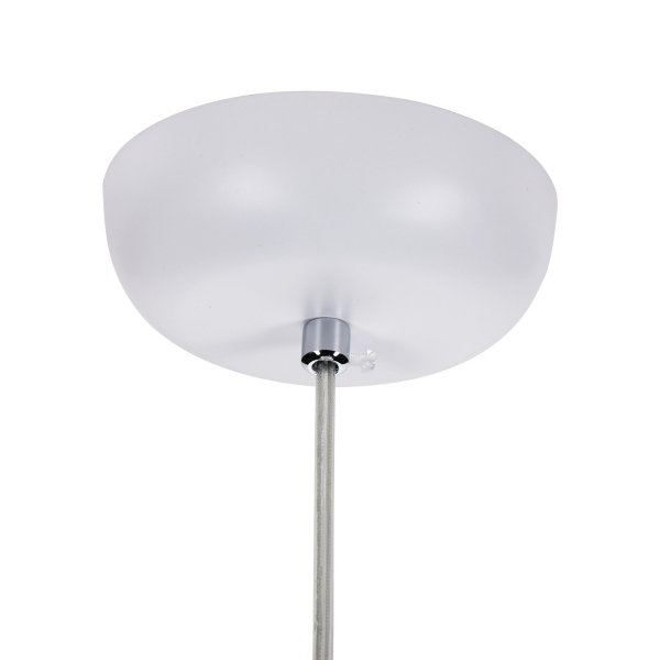 Dekoracyjna nowoczesna biała lampa wisząca designerska skandynawska tkaninowy abażur kula 60cm SILK ST-2330-60 Step Into Design