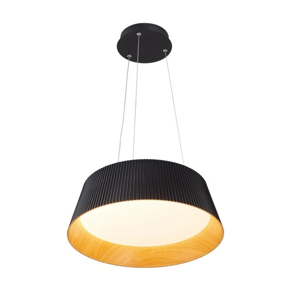 Czarna lampa wisząca FRILL LED 45 cm ST-DL6487-BK Step Into Design