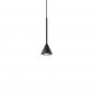 Nowoczesna Lampa Wisząca Minimalistyczna Czarna ARCHIMEDE SP CONO 328348 IDEAL LUX 