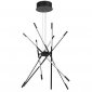 Nowoczesna Lampa Wisząca LED Czarna Designerska BELL LE41350 LUCES EXCLUSIVAS 