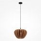 Lampa wisząca designerska nowoczesna aluminium czarna brąz nad stół do jadalni do salonu ozdobna Cambio MAYTONI MOD398PL-01BR 