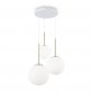 Lampa Wisząca Metalowa Szklane Kule BASIC MOD321PL-03G MAYTONI 