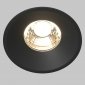 Czarna Oprawka Wpuszczana Downlight Round Maytoni DL058-12W3K-B 