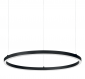 NOWOCZESNA LAMPA WISZĄCA OKRĄG RING LED CZARNA IDEAL LUX 304366 ORACLE SLIM SP D50 ROUND 3000K DALI 