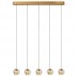Nowoczesna Lampa Wisząca Złota DILENKO 13497/16/02 LUCIDE 
