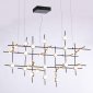 DESIGNERSKA LAMPA WISZĄCA MOLEKULARNA ITALUX PROVENZA MD18001067-30A BG NOWOCZESNA 