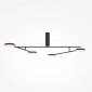 Lampa sufitowa wisząca nowoczesna LED metalowa czarna regulowana Fad MAYTONI MOD070CL-L30B3K 