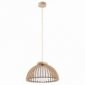 Lampa wisząca drewniana styl skandynawski szklany klosz TRE 8634 Argon 