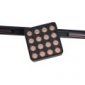 Raster do szynoprzewodu LED czarny kwadrat minimalistyczny nowoczesny MICRO11 N0013Z MAXLIGHT 