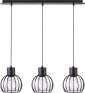 Czarna Lampa Wisząca LOFT Nad Stół SIGMA LUTO 31156 