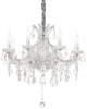 ŻYRANDOL KRYSZTAŁOWY NAPOLEON SP8 CHROM IDEAL LUX 