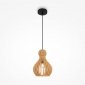 Lampa wisząca designerska rustykalna brązowa nad stół do jadalni do salonu ozdobna regulacja wysokości Roots MAYTONI MOD192PL-01W 